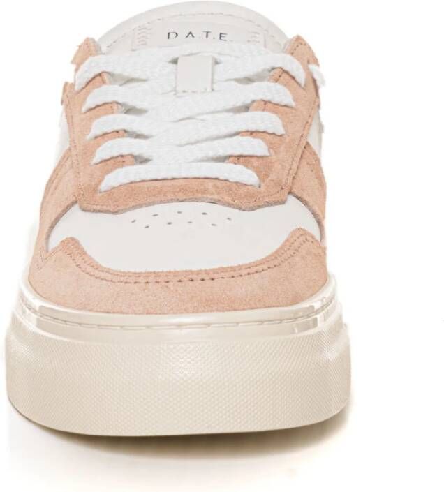 D.a.t.e. Bicolor Sneakers met Veters Pink Dames