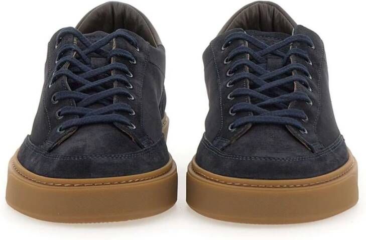 D.a.t.e. Blauwe Heren Sneakers Blue Heren