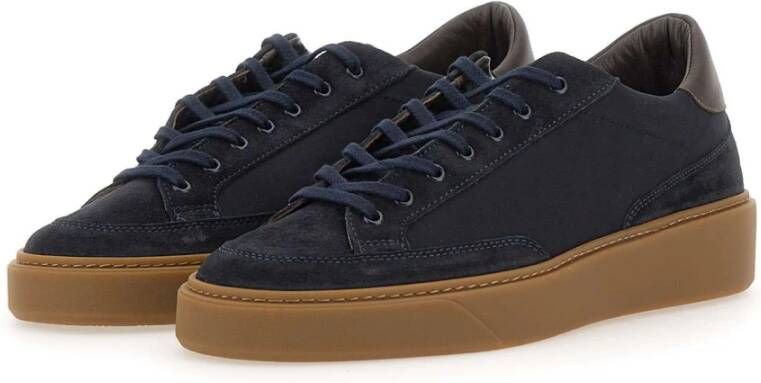 D.a.t.e. Blauwe Heren Sneakers Blue Heren