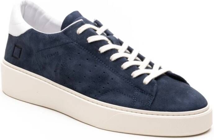 D.a.t.e. Blauwe Sneakers Levante Powder Blue Heren