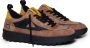 D.a.t.e. Bruin Zwart Suède Rubber Sneakers Brown Heren - Thumbnail 2