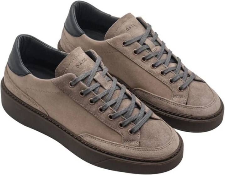 D.a.t.e. Bruine Ground Sneakers voor Mannen Brown Heren