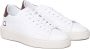 D.a.t.e. Bruine leren sneakers met logodetail White Heren - Thumbnail 2