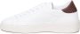 D.a.t.e. Bruine leren sneakers met logodetail White Heren - Thumbnail 4