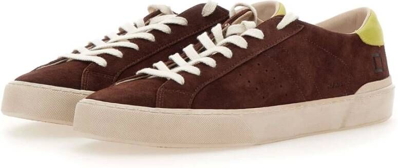 D.a.t.e. Bruine Sneakers voor Mannen Brown Heren