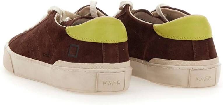 D.a.t.e. Bruine Sneakers voor Mannen Brown Heren