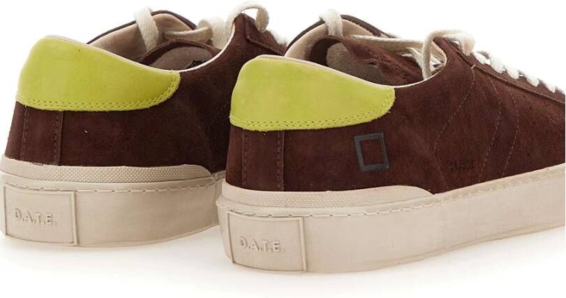 D.a.t.e. Bruine Sneakers voor Mannen Brown Heren