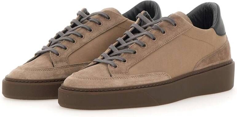 D.a.t.e. Bruine Sneakers voor Mannen Brown Heren