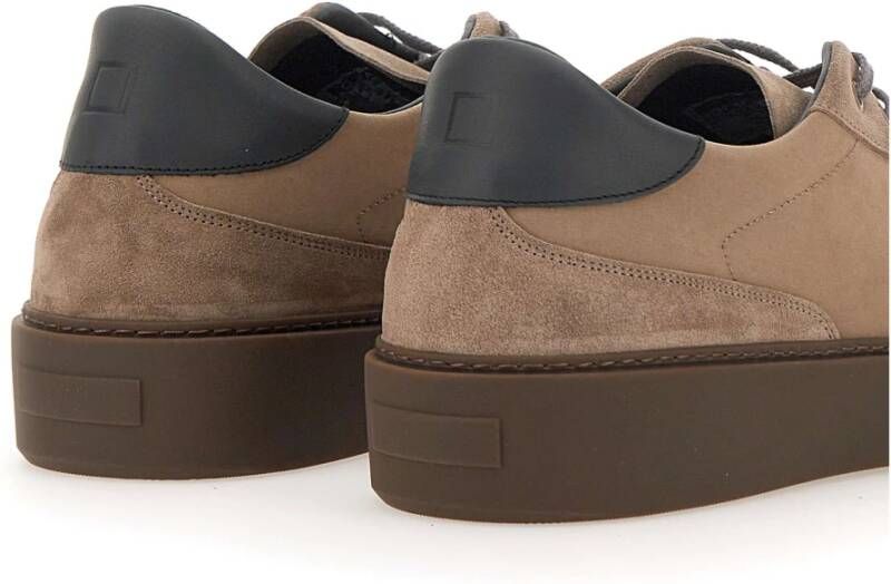 D.a.t.e. Bruine Sneakers voor Mannen Brown Heren