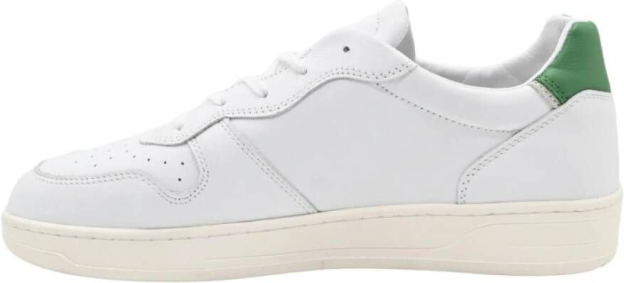 D.a.t.e. Court 2.0 Wit-Groene Sneakers White Heren