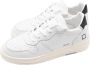 D.a.t.e. Court Calf Sneakers Wit Zwart White Heren - Thumbnail 3