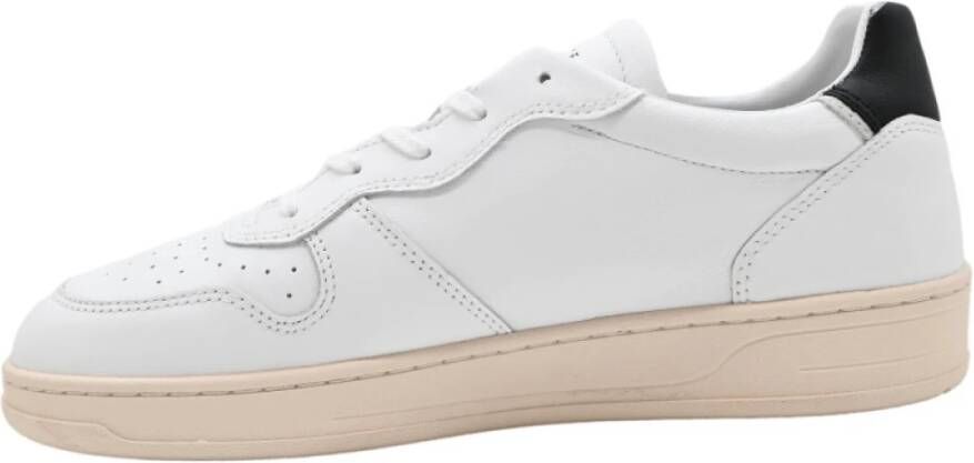 D.a.t.e. Court Mono Sneakers Wit Zwart White Heren