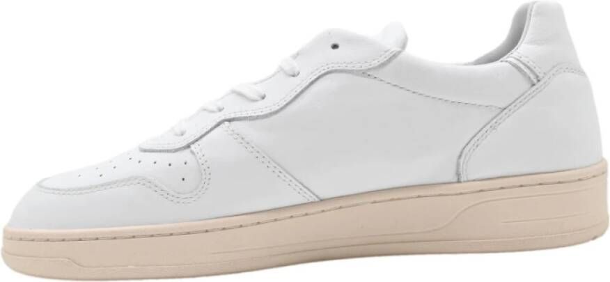 D.a.t.e. Court Mono White Sneakers White Heren