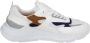 D.a.t.e. Fuga Sneakers in textiel voor mannen White Heren - Thumbnail 3