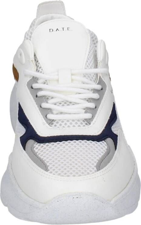 D.a.t.e. Fuga Sneakers in textiel voor mannen White Heren