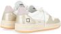 D.a.t.e. Gelamineerde Witte Platino Court Sneakers White Dames - Thumbnail 3