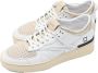 D.a.t.e. Glanzend Wit Beige Sneakers White Dames - Thumbnail 3