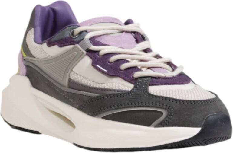 D.a.t.e. Grijze Stoffen Sneakers met Rubberen Zool Multicolor Dames