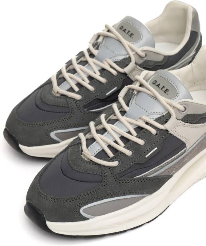 D.a.t.e. Grijze Vela Sneakers Gray Heren