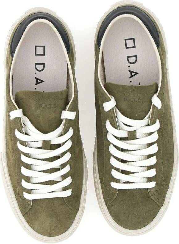 D.a.t.e. Groene Sneakers voor Mannen Green Heren