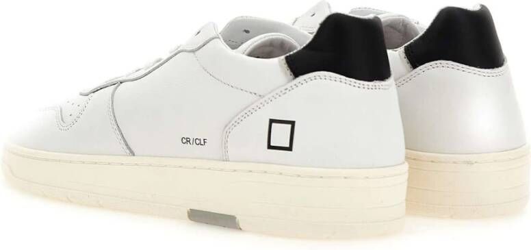 D.a.t.e. Heren Leren Witte Sneakers White Heren