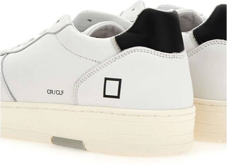 D.a.t.e. Heren Leren Witte Sneakers White Heren