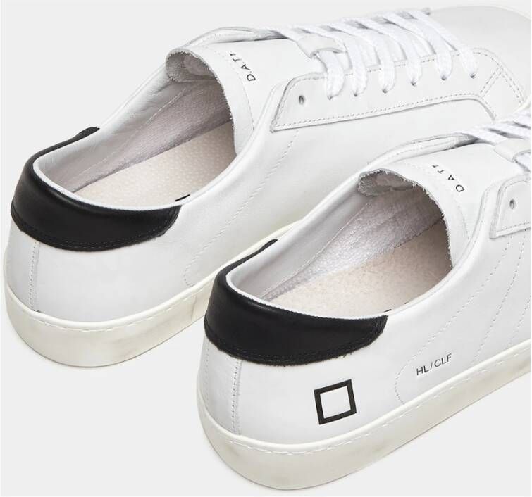 D.a.t.e. Hillow Calf Leren Sneakers White Heren