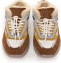 D.a.t.e. Imitatiebont Contrast Zool Sneakers Brown Dames - Thumbnail 4