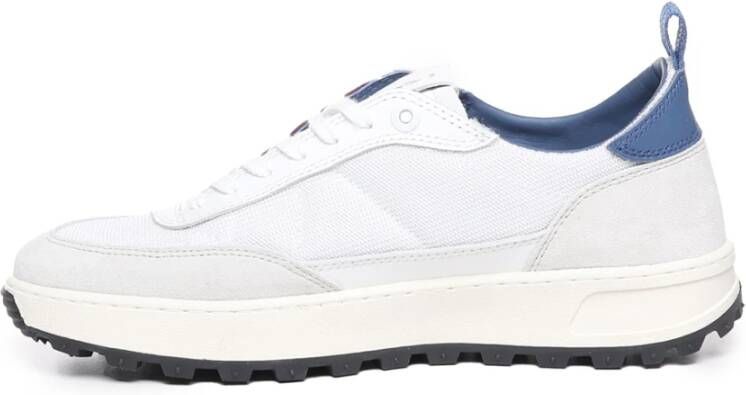 D.a.t.e. Italiaanse Leren Sneakers White Heren