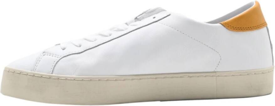 D.a.t.e. Lage Kalf Wit Beige Sneakers White Heren