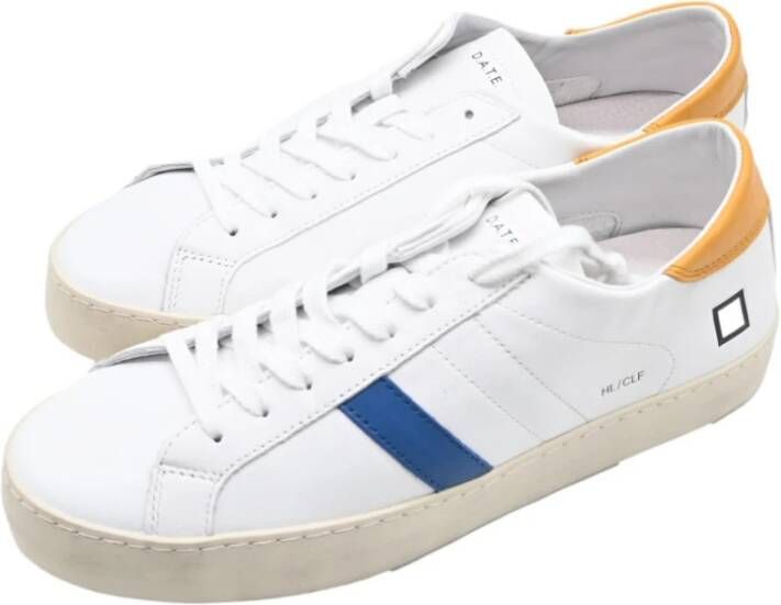 D.a.t.e. Lage Kalf Wit Beige Sneakers White Heren