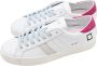 D.a.t.e. Lage Kalf Wit Fuxia Sneakers White Dames - Thumbnail 3