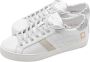 D.a.t.e. Lage Kalf Wit Zilver Sneakers White Dames - Thumbnail 3