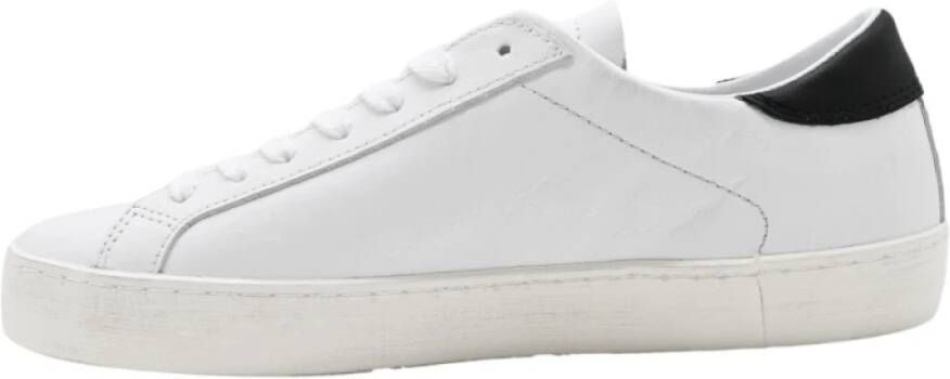 D.a.t.e. Lage Kalf Wit Zwart Sneakers White Dames