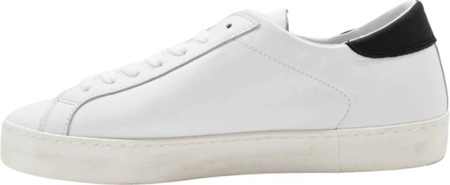 D.a.t.e. Lage Kalf Wit Zwart Sneakers White Heren