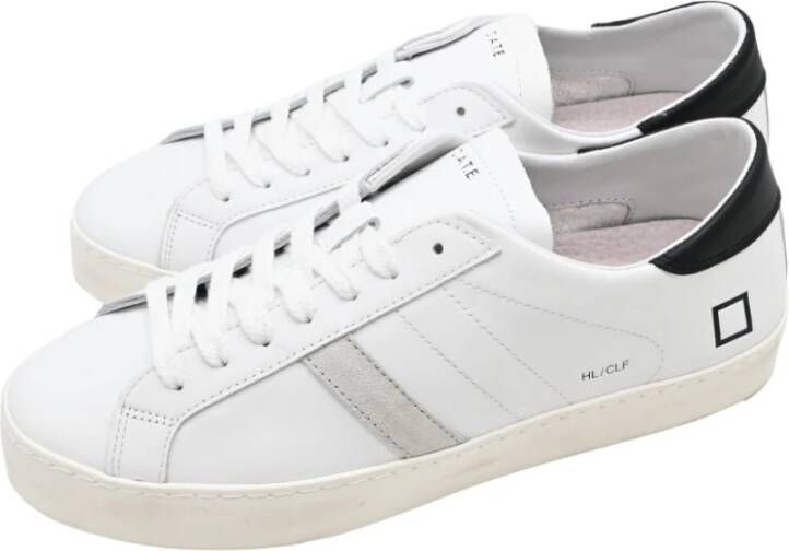 D.a.t.e. Lage Kalf Wit Zwart Sneakers White Heren