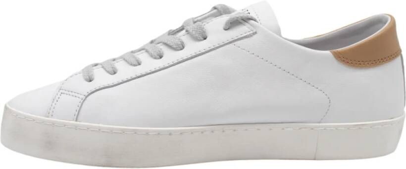 D.a.t.e. Lage Kalf Witte Sneakers White Heren