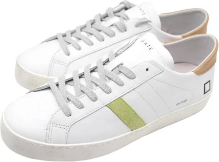 D.a.t.e. Lage Kalf Witte Sneakers White Heren