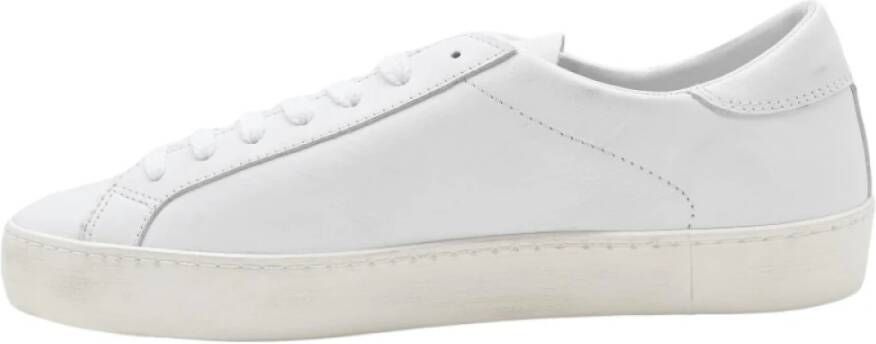 D.a.t.e. Lage kalf witte sneakers White Heren