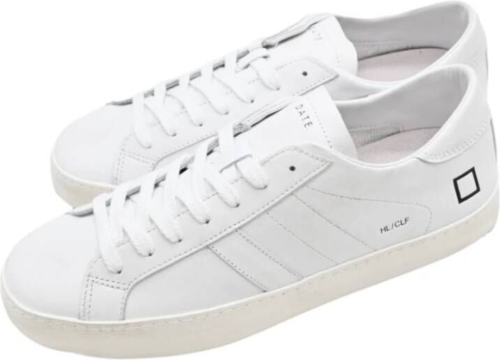 D.a.t.e. Lage kalf witte sneakers White Heren