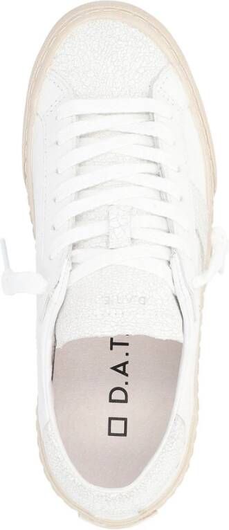 D.a.t.e. Lage Witte Sneakers White Dames