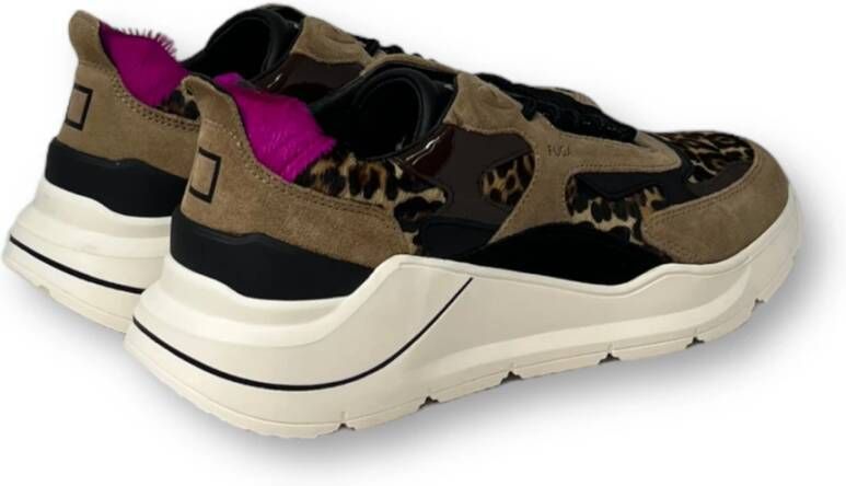 D.a.t.e. Leopard Print Sneakers Meerkleurig Dames