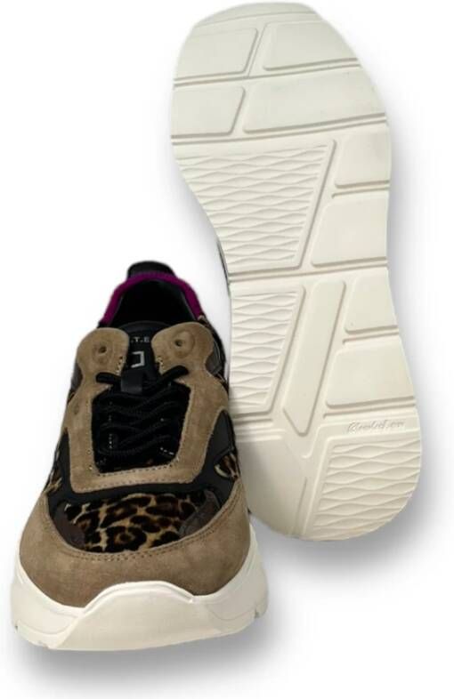 D.a.t.e. Leopard Print Sneakers Meerkleurig Dames