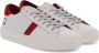 D.a.t.e. Leren en suède sneakers wit en rood White Dames - Thumbnail 5