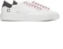 D.a.t.e. Witte Leren Sneakers Logo Zijkant White Dames - Thumbnail 10