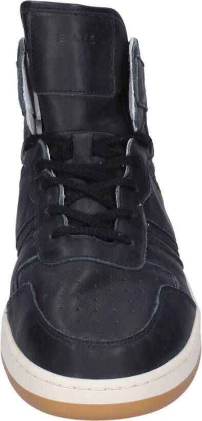 D.a.t.e. Leren Hoge Top Heren Sneakers Black Heren