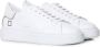 D.a.t.e. Leren Lage Glitter Sneakers White Dames - Thumbnail 2