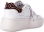 D.a.t.e. Leren Logo Sneakers Geperforeerde Details White Dames - Thumbnail 4