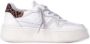 D.a.t.e. Leren Logo Sneakers Geperforeerde Details White Dames - Thumbnail 4