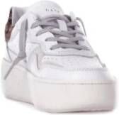 D.a.t.e. Leren Logo Sneakers Geperforeerde Details White Dames